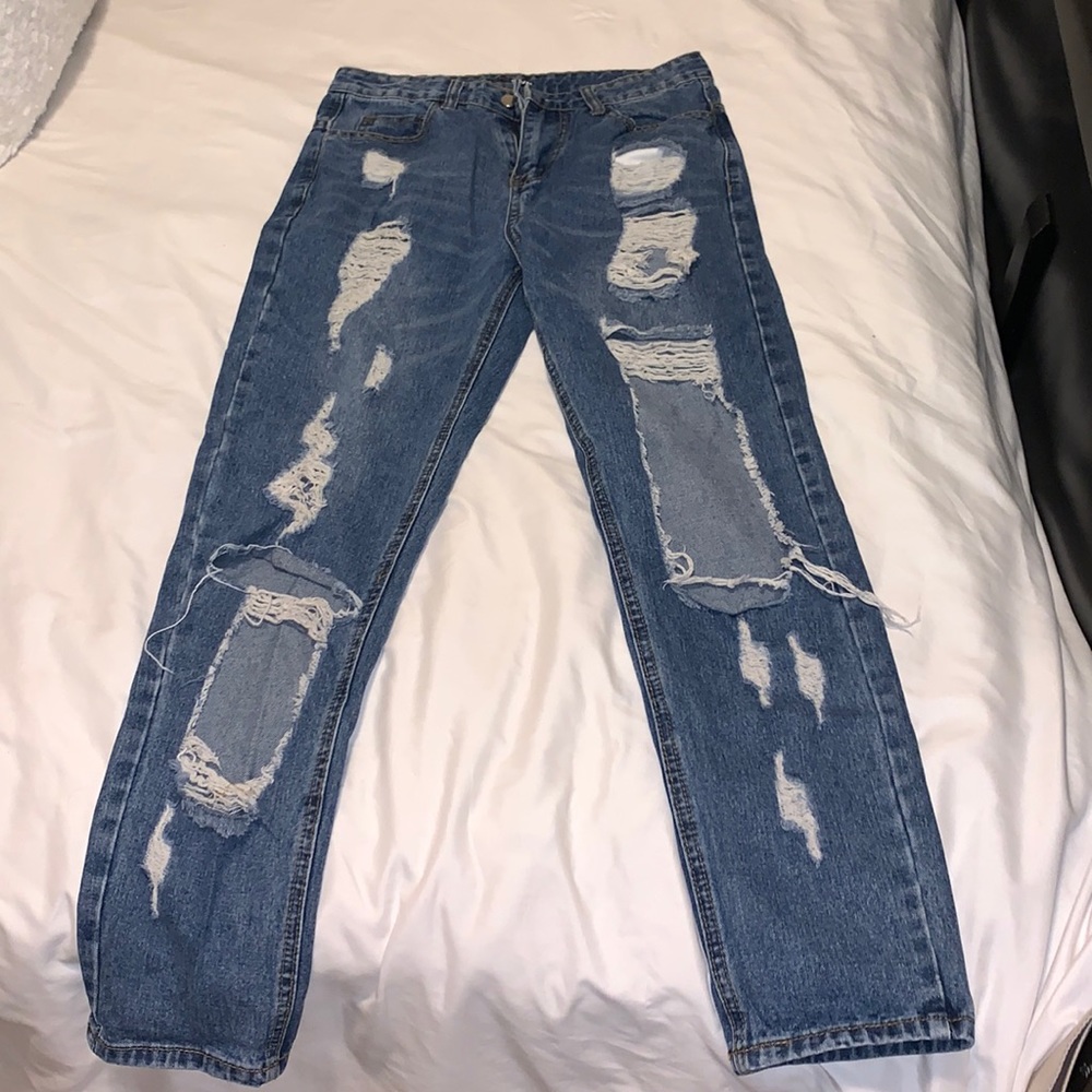 Fashionnova boyfriend jeans. Size M (6)